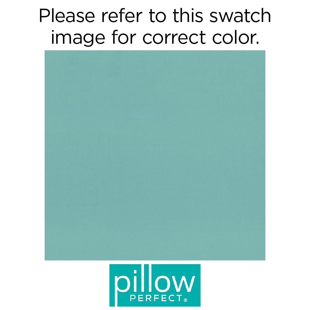 **Pillow Perfect Pompeii Solid Blue Indoor/Outdoor Chaise Lounge Cushion - 80