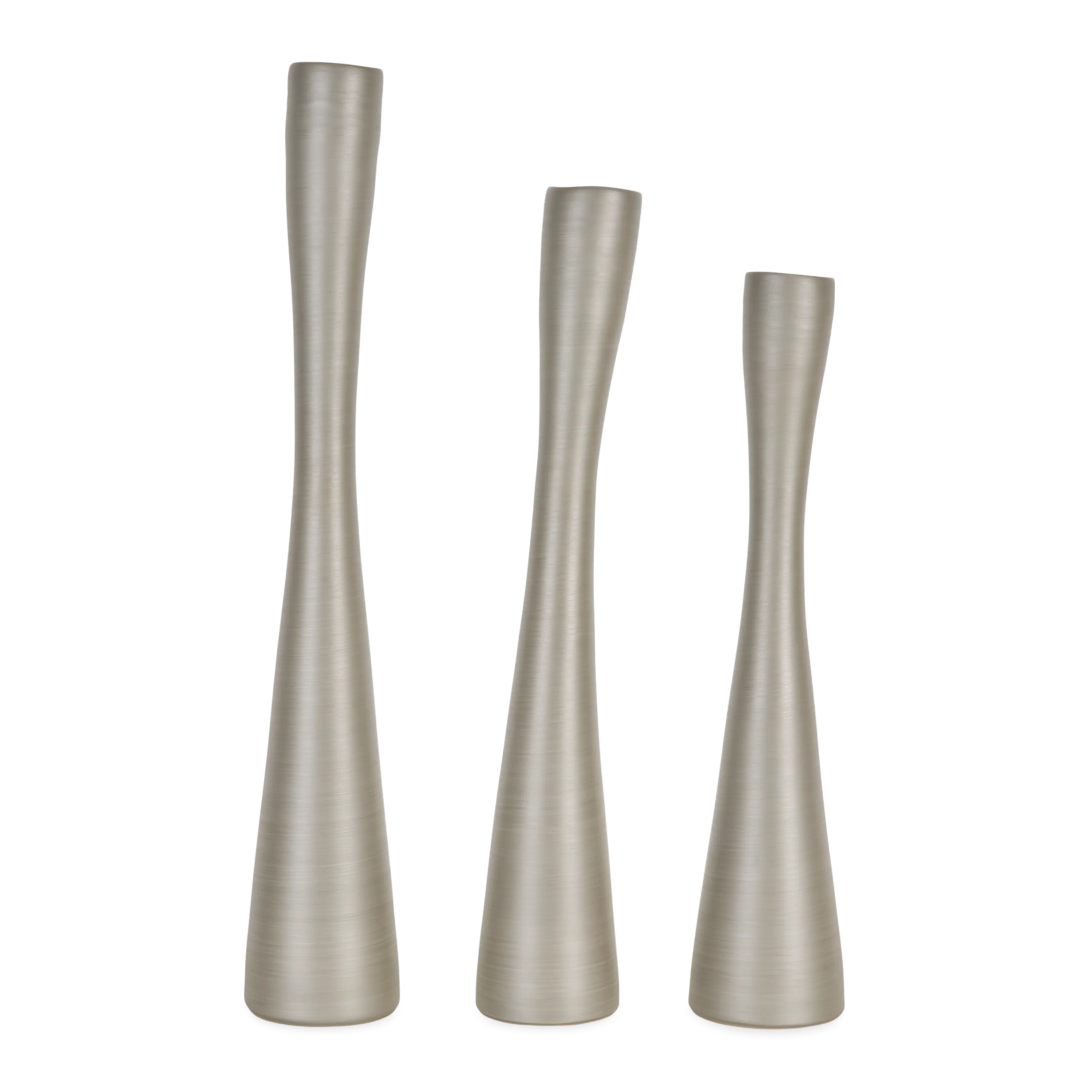 Elegant Bronze Flute Vase - 24 Inch Tall Decorative Flower Vase for Home Decor, Wedding Centerpieces & Luxury Gift Giving