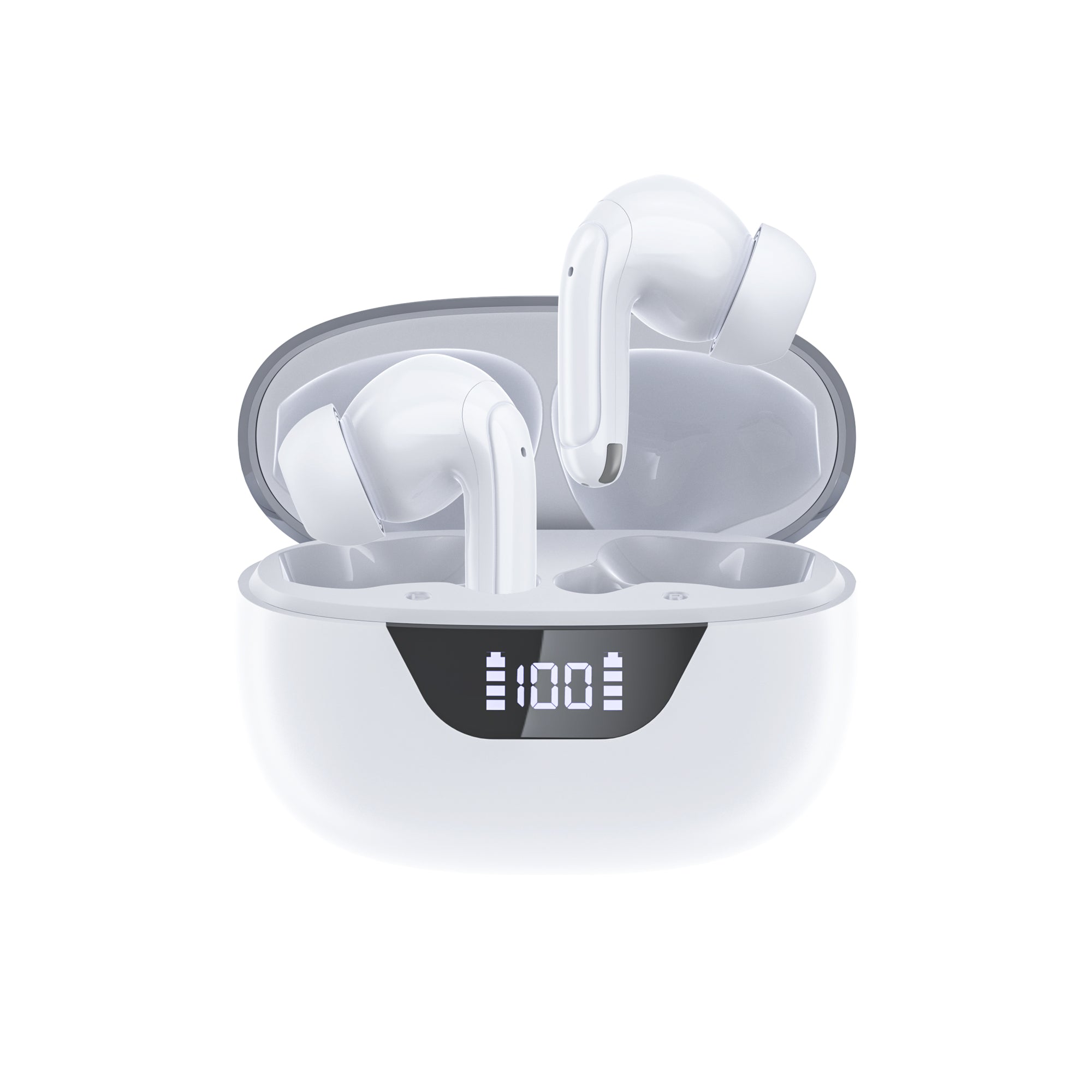 Choetech ANC + ENC True Wireless Earbuds - Bluetooth 5.3 Noise Cancelling Headphones with 40H Playtime, IPX5 Waterproof for Gym, Workout, Travel & Commuting