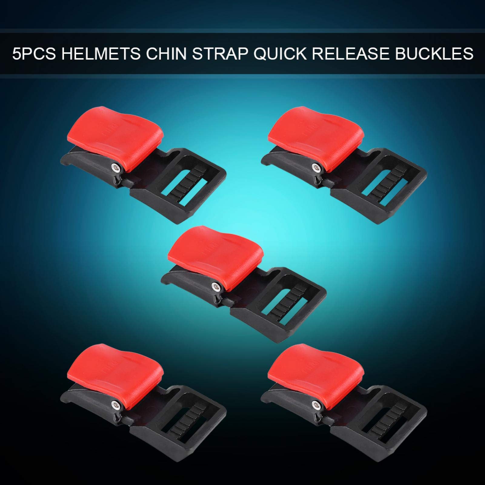 Motorcycle Helmet Speed Clip - 5pcs Quick Release Buckle for ATV & Bike Helmets - Riding Safety Gear