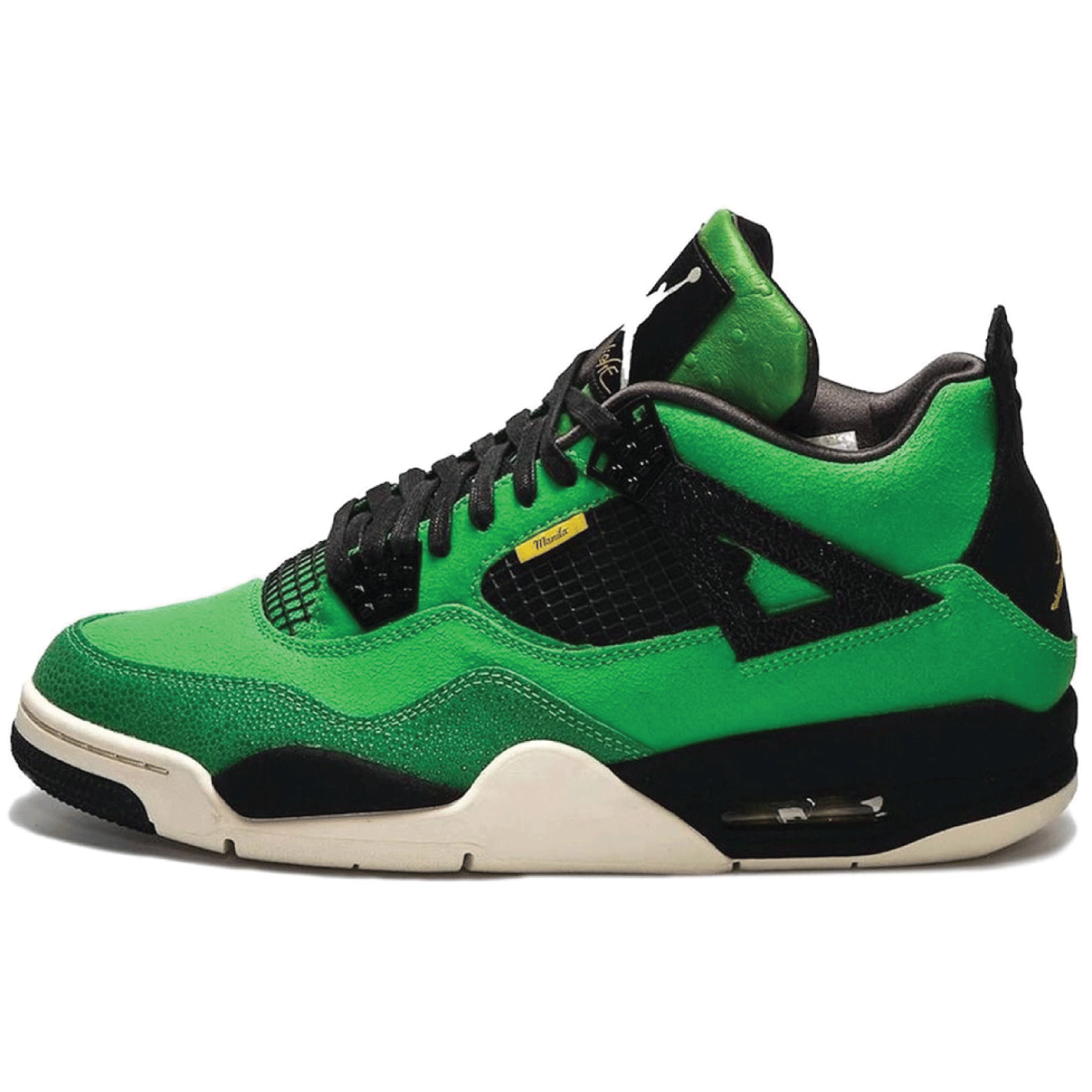 Air Jordan 4 Retro 'Manila' Basketball Shoes - Men's High-Top Sneakers for Streetwear & Casual Style | Perfect for Basketball Games, Gym Workouts & Urban Fashion