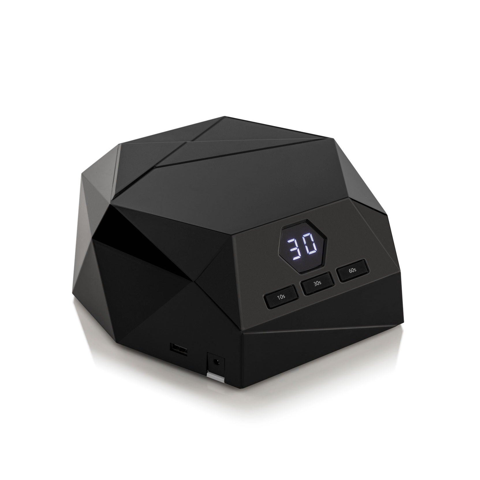 Apres Beta LED Nail Lamp - Professional UV Gel Nail Dryer for Salon & Home Use - Fast Curing 30/60s Timer - Portable Black Design - Perfect for Manicures, Pedicures & Nail Art