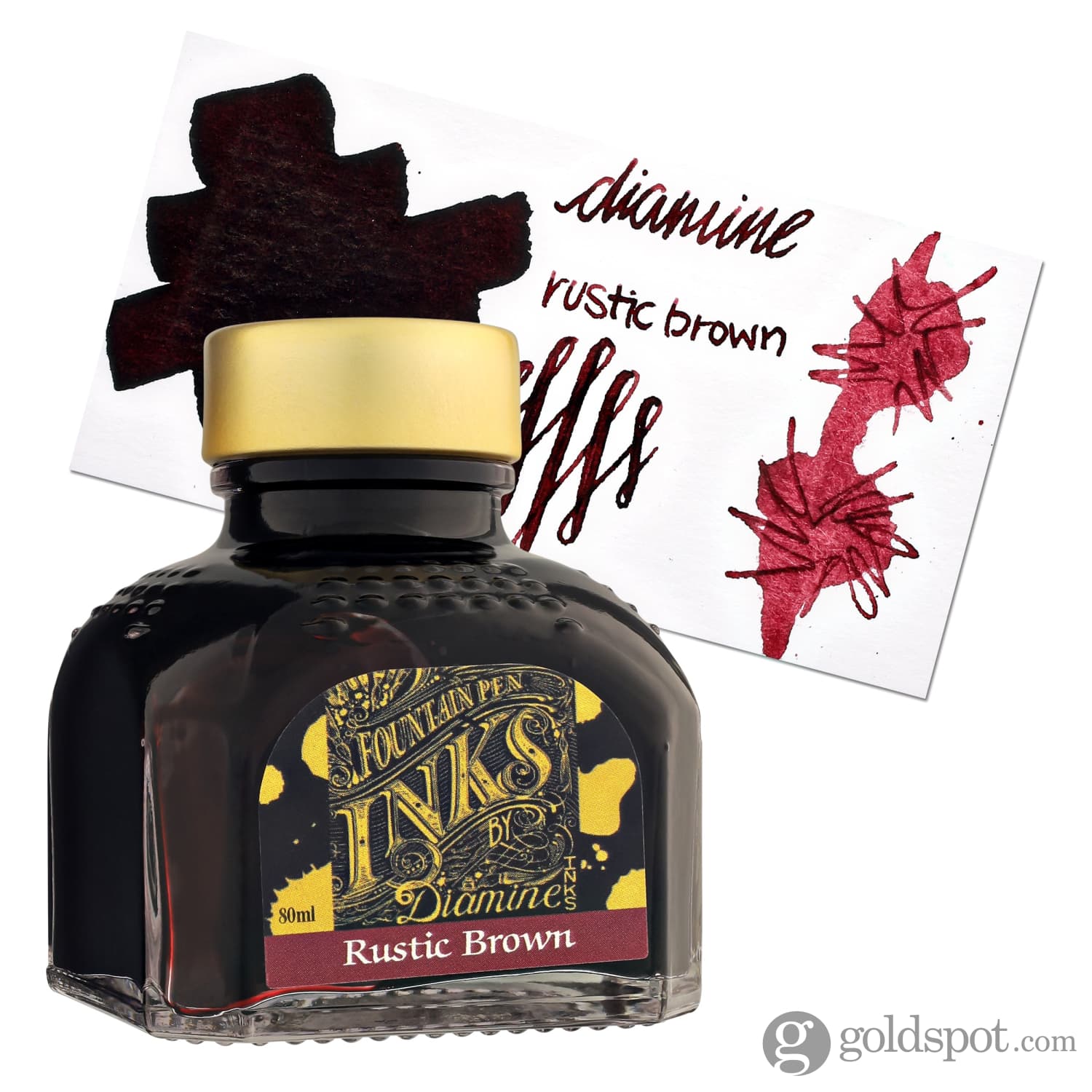 Premium Diamine Rustic Brown Bottled Ink for Fountain Pens - Ideal for Calligraphy, Journaling & Artistic Writing