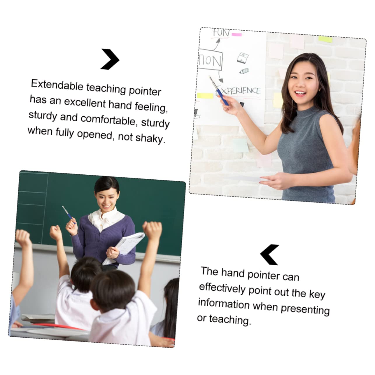 Retractable Pen Stylus for Whiteboard & Sand Table - Extendable Presentation Pointer for Office, Conference & Multimedia Screens - Perfect for Teaching, Business Meetings & Interactive Presentations