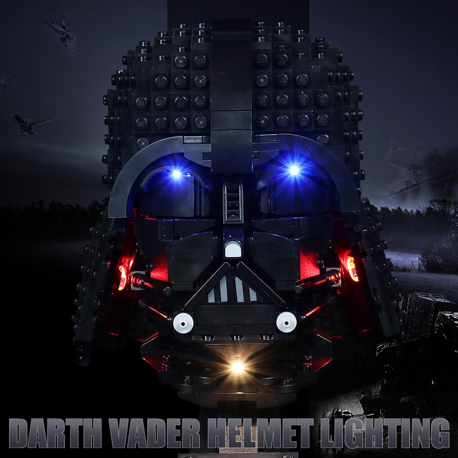 Lego Star Wars Darth Vader Helmet 75304 Light Kit - LED Lighting Set for Model Display & Collection Enhancement - Perfect for Home Decor, Gift & Star Wars Fans