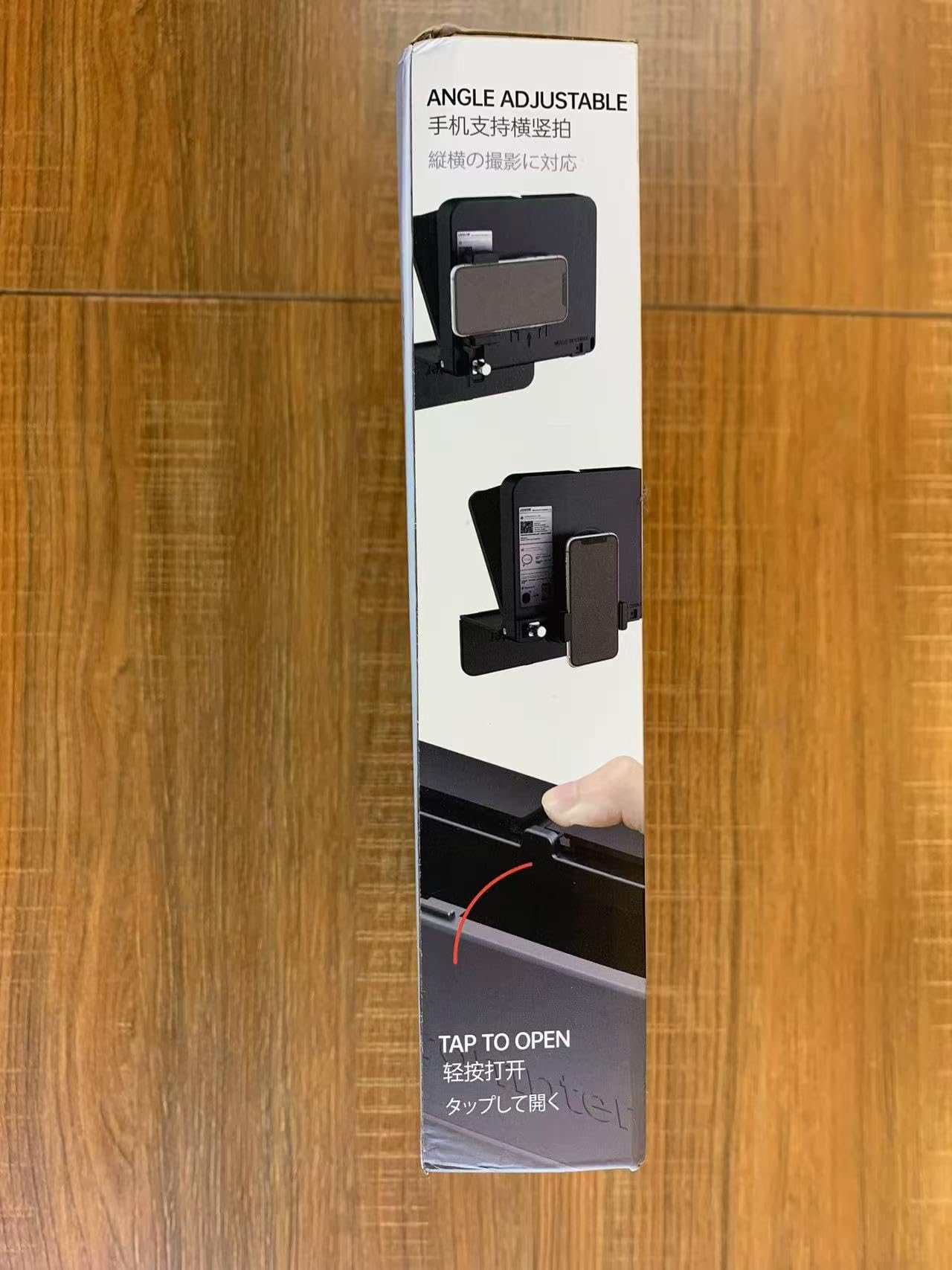 LENSGO TC7S Portable Mini Teleprompter for iPhone & Android - Remote Control, Foldable Design for Online Teaching, Vlogging, Live Streaming & Interviews | Perfect for Content Creators & Remote Work