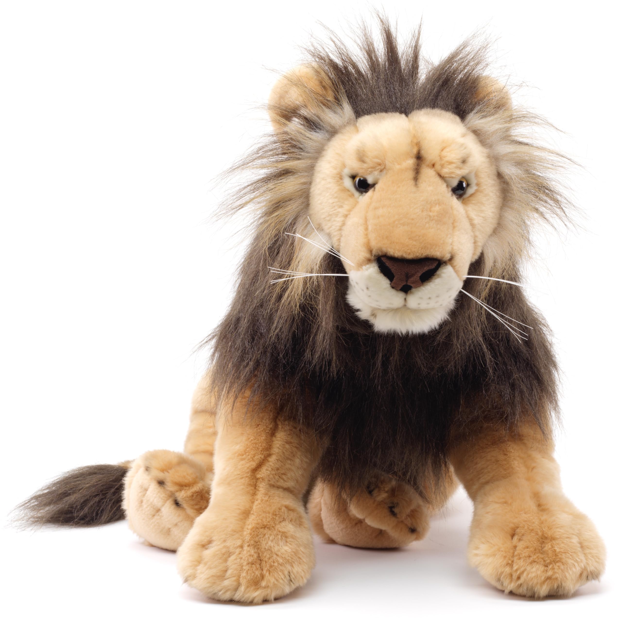 Wild Lion Plush Toy - 70cm Long Stuffed Animal, Soft & Cuddly Safari Plushie for Kids | Perfect for Nursery Decor, Birthday Gifts & Comfort Companions