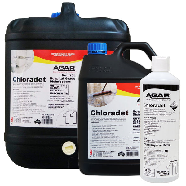 Hospital-Grade Agar Chloradet Disinfectant - EPA-Approved Surface Sanitizer for Medical Facilities, Homes & Offices