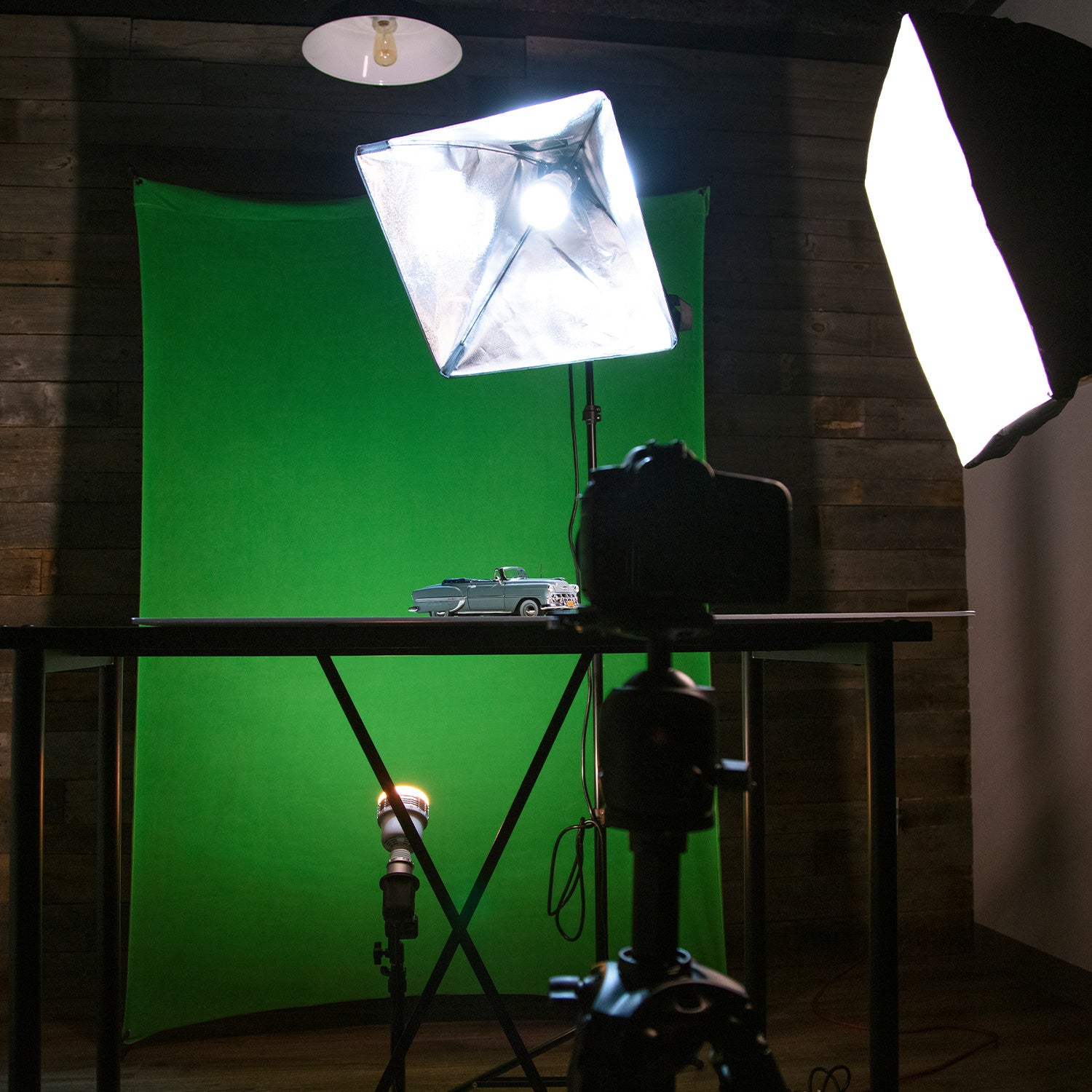 Professional X Drop Wrinkle Resistant Backdrop Kit - Chroma Key Green Screen (5' x 7') for Photography, Video Studio & Live Streaming - Perfect for YouTube, TikTok & Zoom Backgrounds