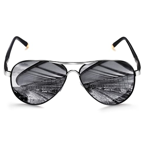 Silver Black Frame/Silver Mirrored Lens