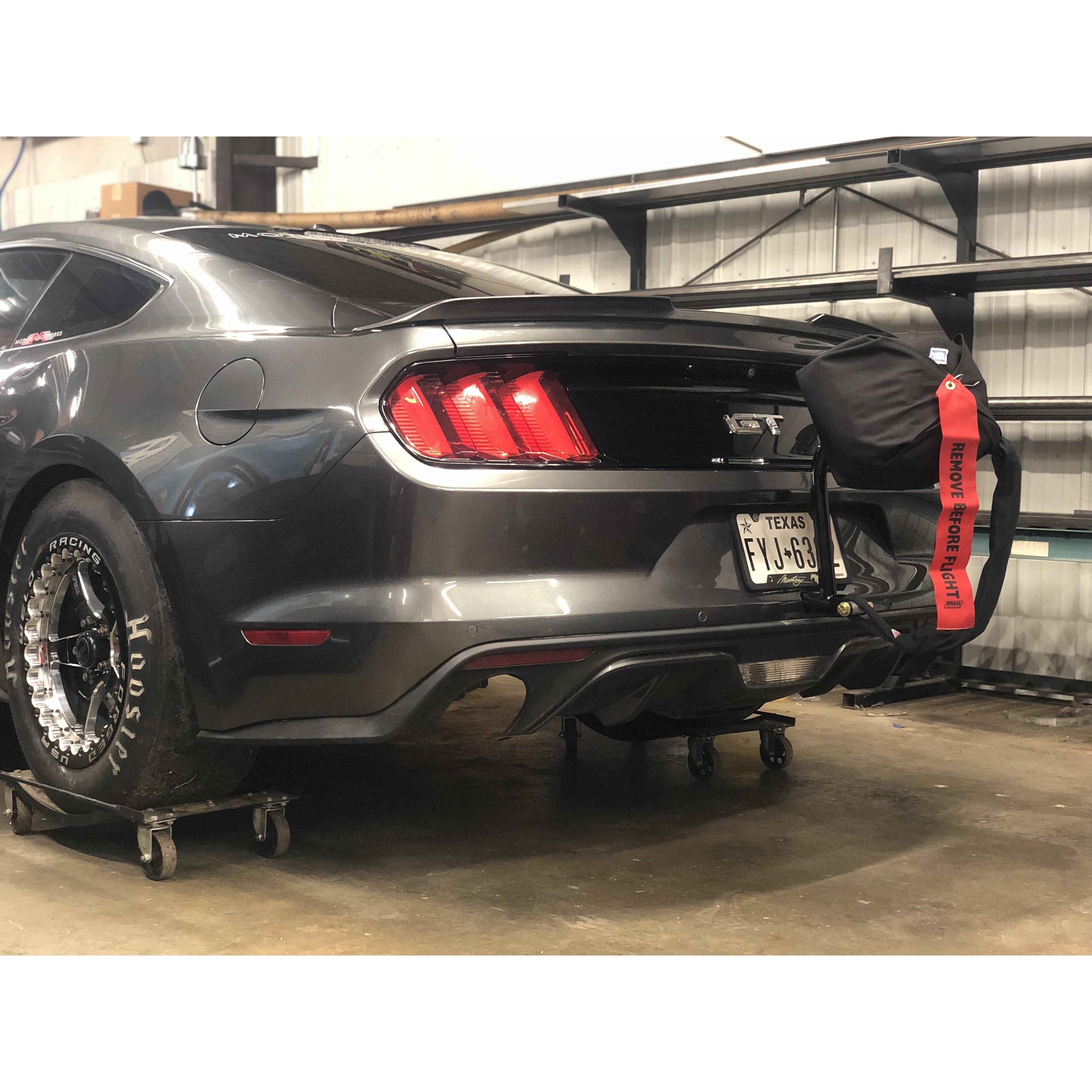 2015-2022 Ford Mustang S550 Parachute Mount Kit - Compatible with 2014-2022 Models | Drag Racing & High-Speed Performance Accessory