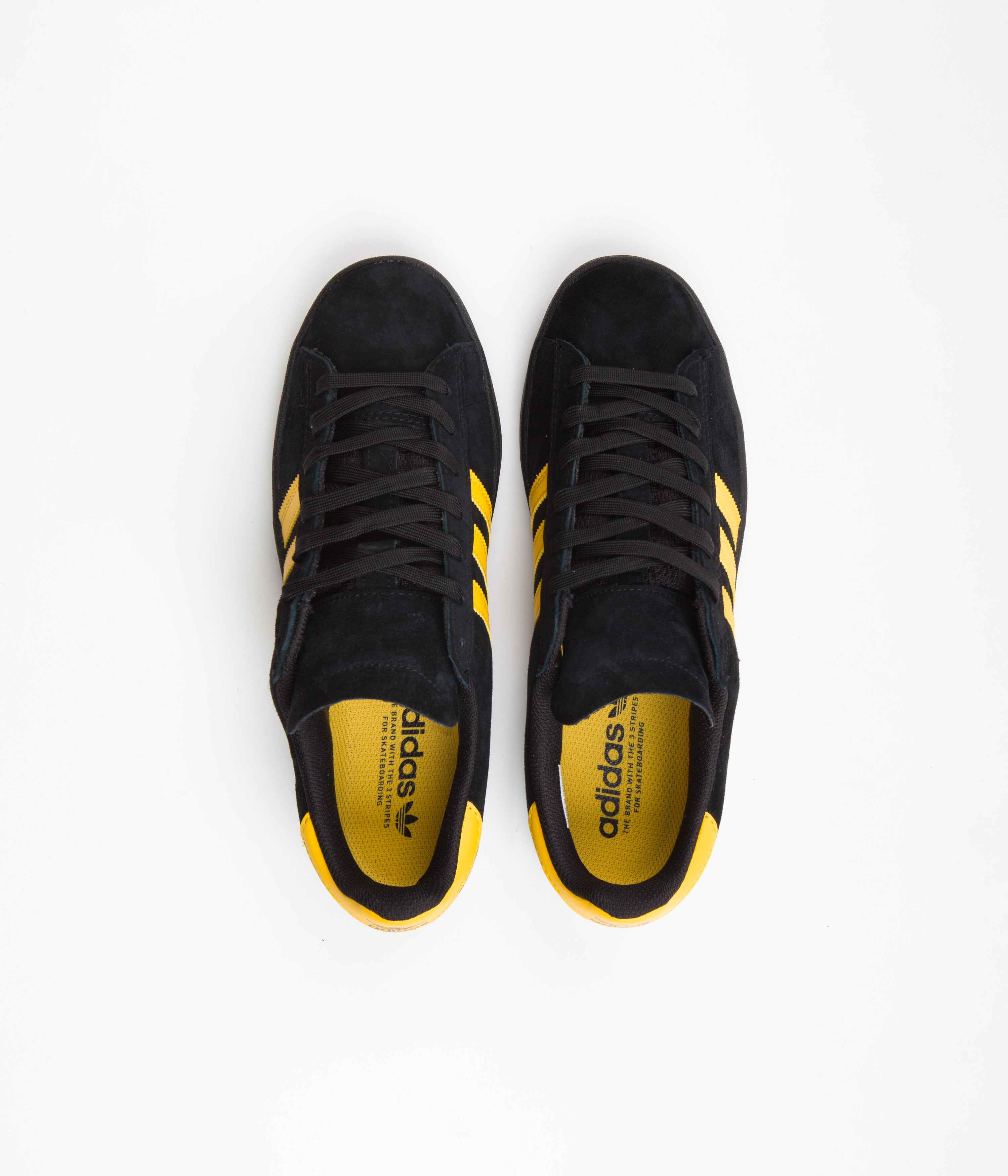 Adidas Campus Adv Sneakers for Men & Women - Core Black / Bold Gold / Core Black - Casual Streetwear Shoes for Everyday Wear & Urban Fashion