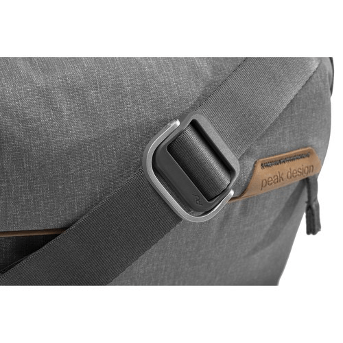 Peak Design Everyday Sling 10L V2 Camera Bag - Waterproof Ash Gray for Photographers & Travel | Compact Crossbody Backpack for DSLR, Mirrorless & Accessories | Perfect for Hiking, Commuting & Urban Exploration