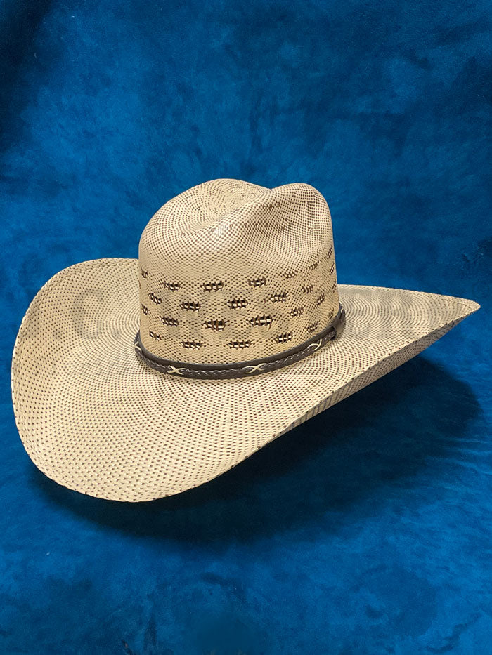 Justin JS4730SLTC SALT CREEK Western Straw Hat - Chocolate Ivory Cowboy Hat for Men & Women - Perfect for Rodeo, Country Music Festivals & Outdoor Adventures