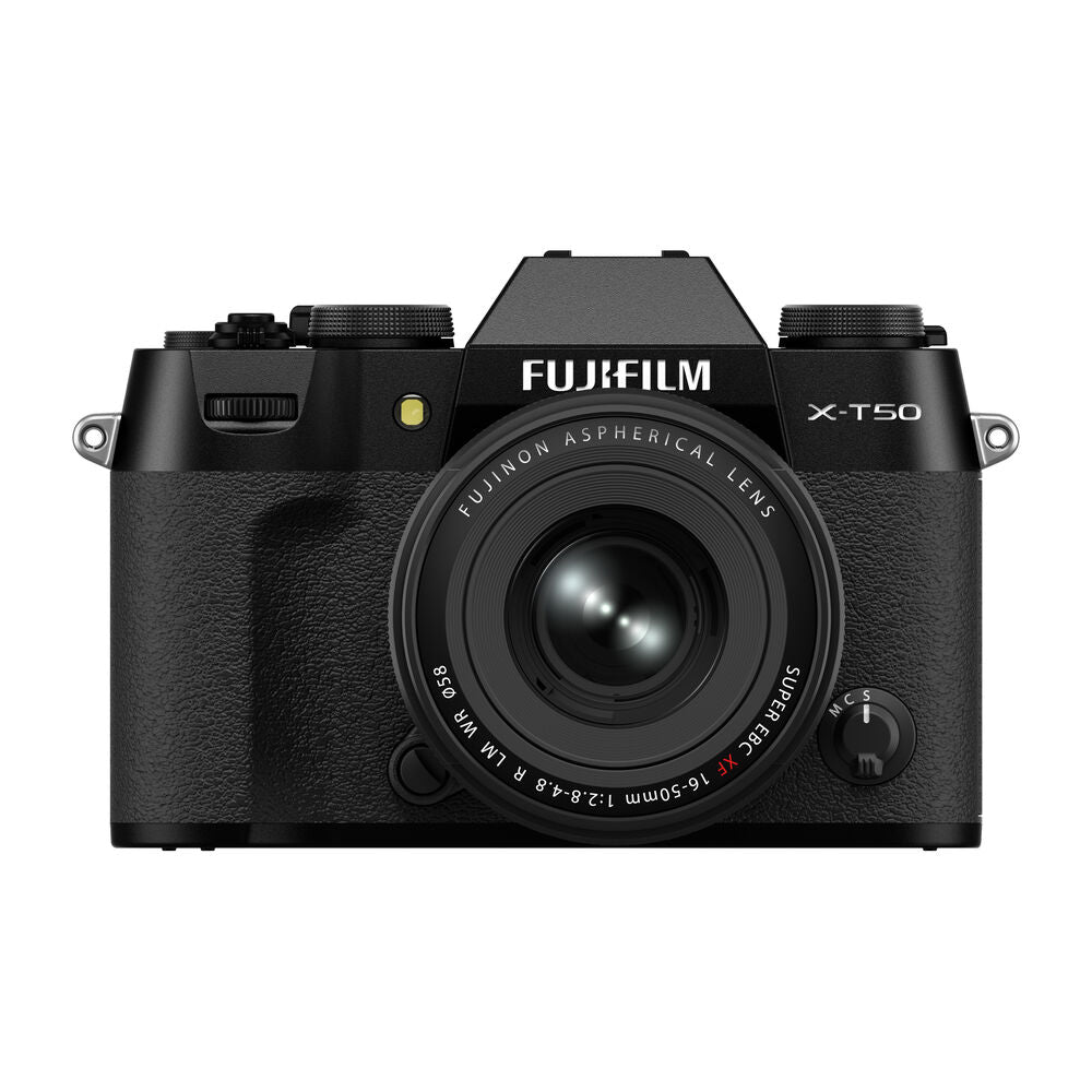 FUJIFILM X-T50 Mirrorless Digital Camera with XF 16-50mm f/2.8-4.8 Lens Kit (Black) - Perfect for Travel Photography, Vlogging & Street Shooting