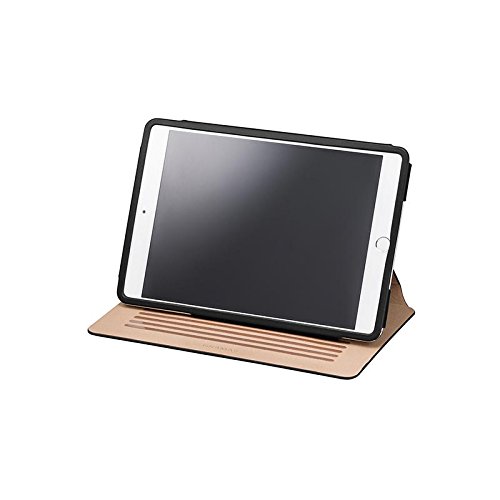 Premium Genuine Leather Case for iPad Air 2 - Slim Protective Cover with Auto Sleep/Wake | Gramas Black Luxury Case | Perfect for Business, Travel & Everyday Use