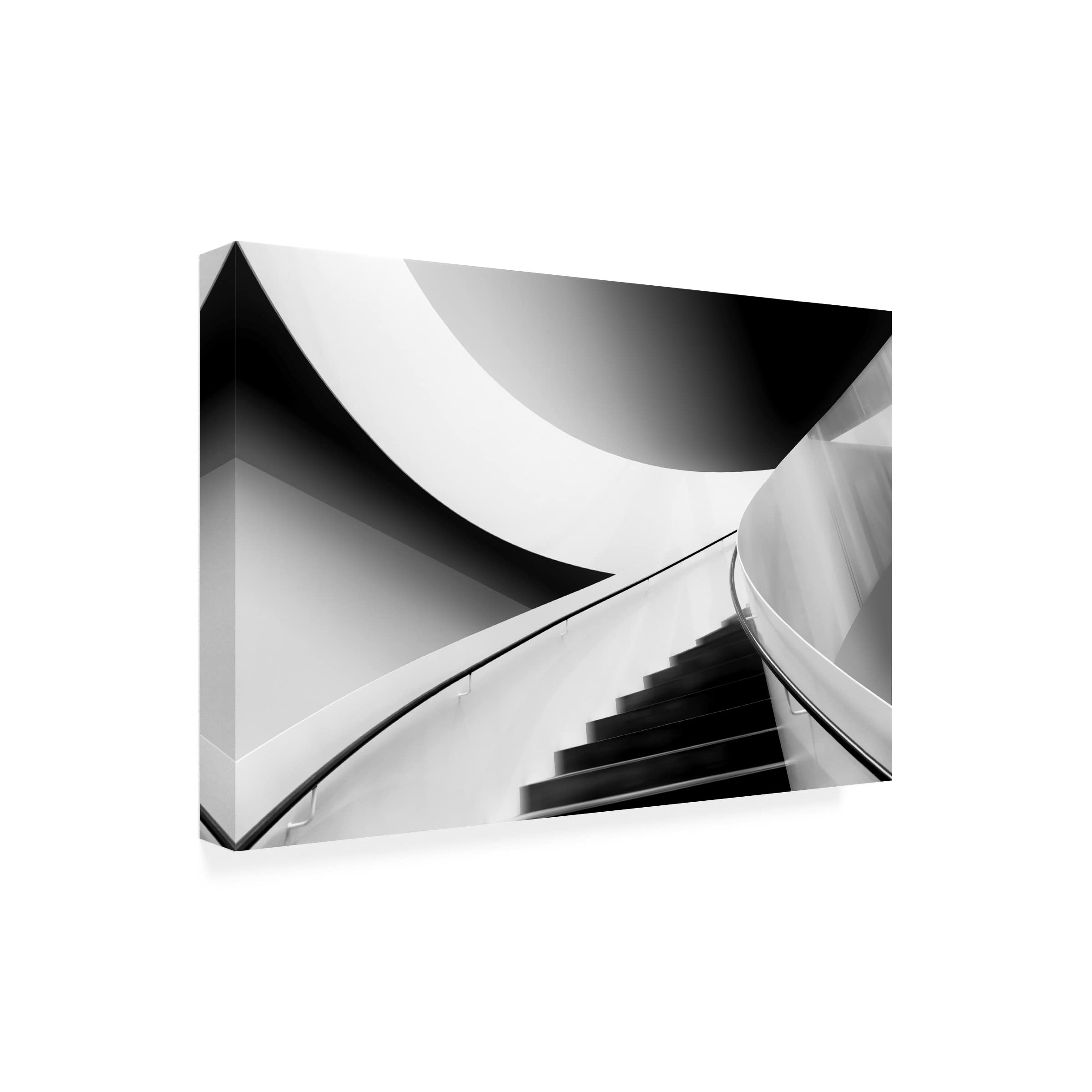 Trademark Fine Art 'Around The Stairs' Canvas Wall Art by Greetje van Son - Modern Home Decor for Living Room, Bedroom & Office