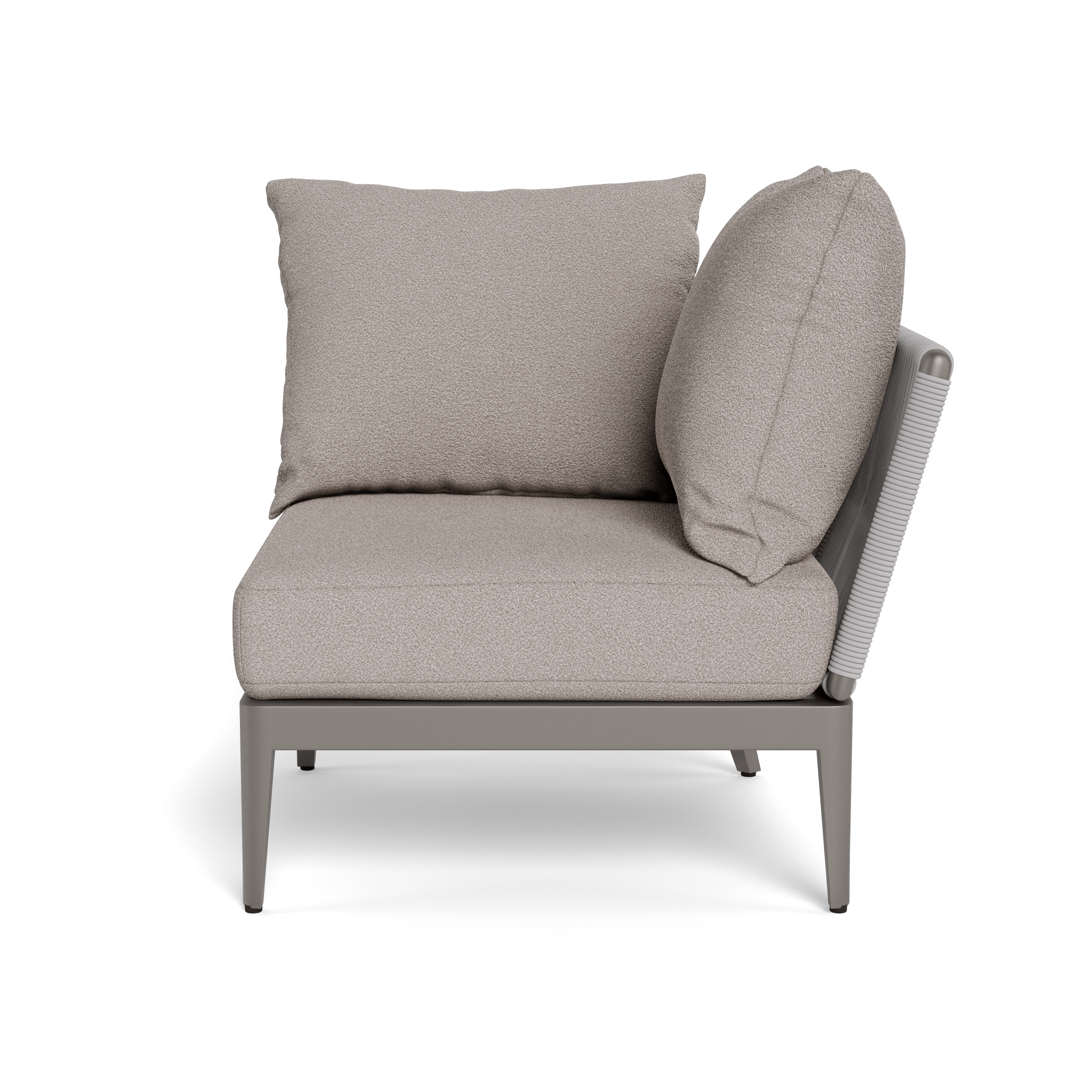 Hamilton Corner Sofa - Modern L-Shaped Sectional Couch with Storage Ottoman, Perfect for Small Spaces & Apartment Living - Living Room, Family Room, Home Theater, Office Lounge