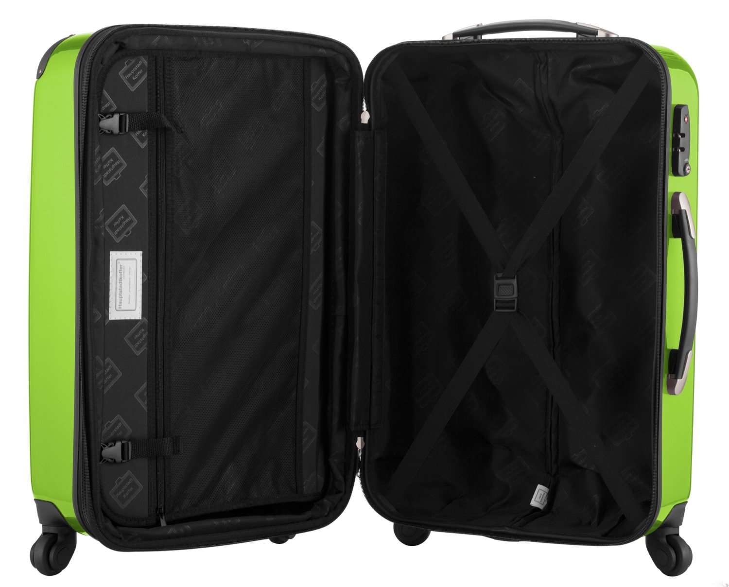 Premium Hauptstadtkoffer 3-Piece Luggage Set in Applegreen - Lightweight, Durable Suitcases for Travel, Business Trips & Vacations | Carry-On & Check-In Compatible