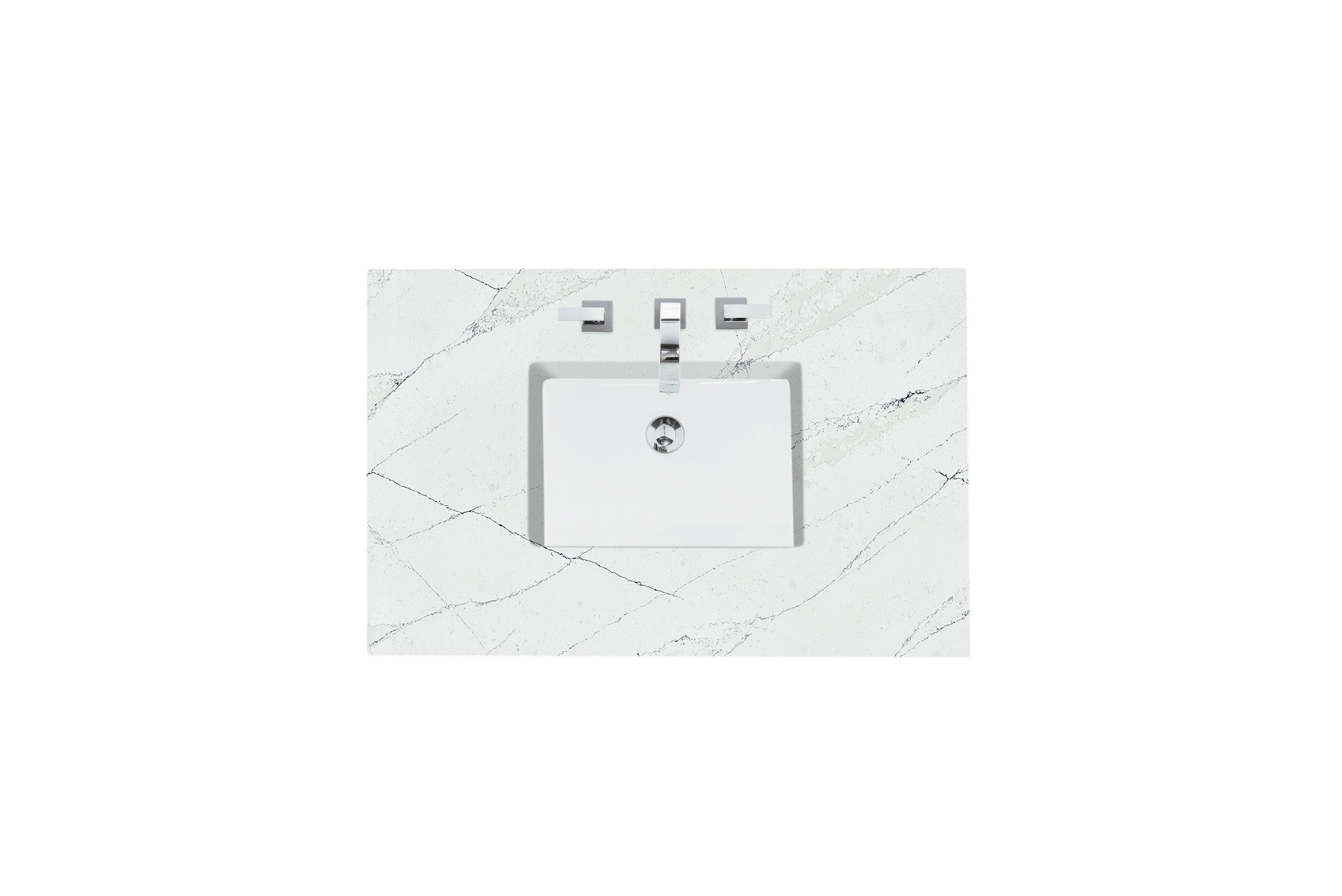 36 Single Top, 3CM Ethereal Noctis Quartz Countertop with Sink - Perfect for Modern Kitchen & Bathroom Renovations