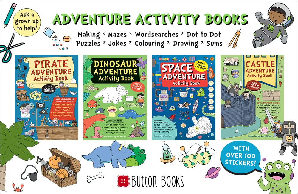 Space Adventure Activity Book for Kids - Fun & Educational Outer Space Themed Puzzles, Mazes & Coloring Pages - Perfect for Travel, Classrooms & Birthday Gifts