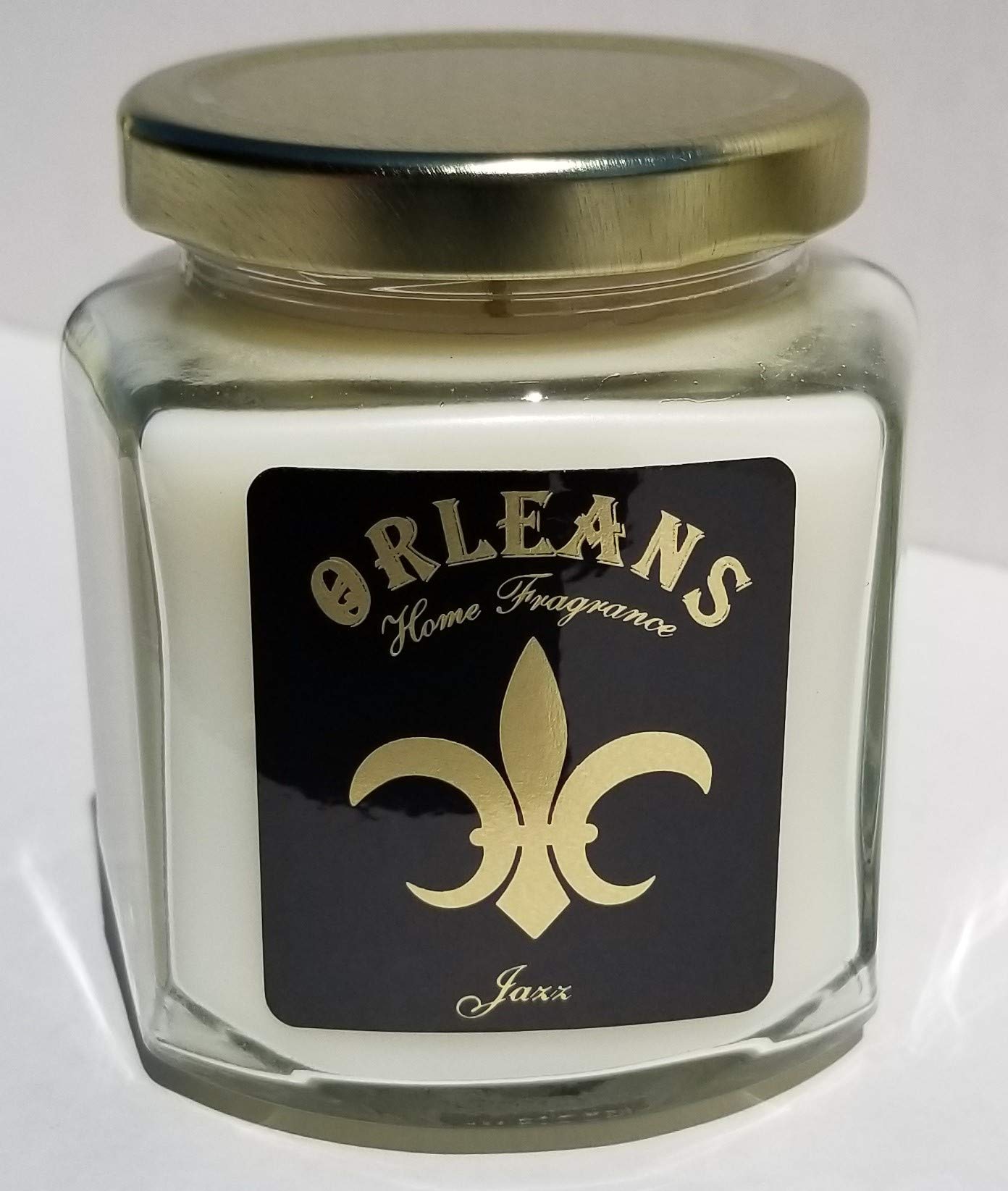 Orleans Home Fragrances 9oz Jazz Scented Soy Candle - Long Lasting Aromatherapy for Relaxation, Perfect for Living Room, Bedroom & Spa