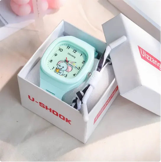 Stylish Elephant Design Wristwatch for Men & Women - Waterproof & Durable - Perfect for Casual, Office & Outdoor Activities