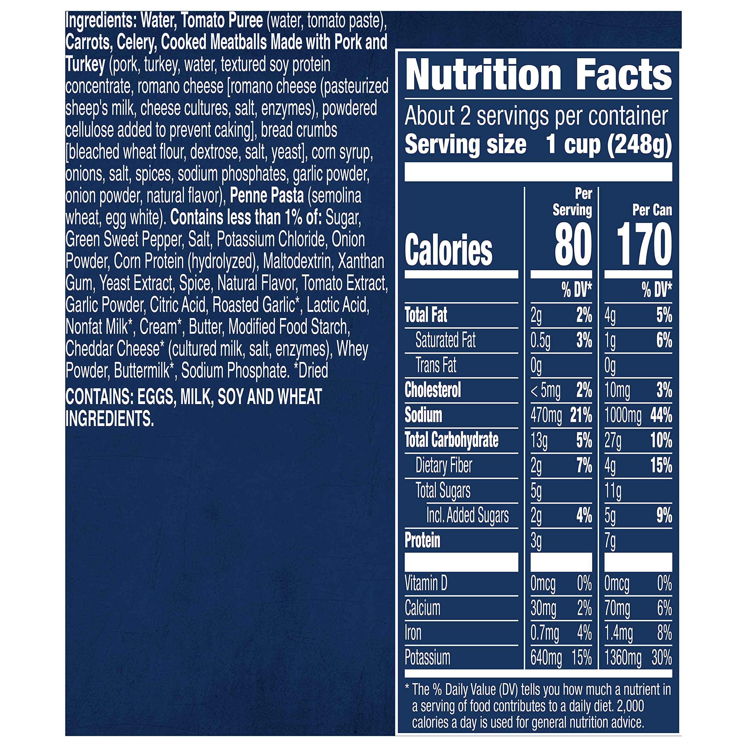 Progresso Light Italian-Style Meatball Canned Soup - 18.5 oz (Pack of 12) | Low-Calorie Ready-to-Eat Meal for Quick Lunches, Office Meals & Emergency Pantry Stock