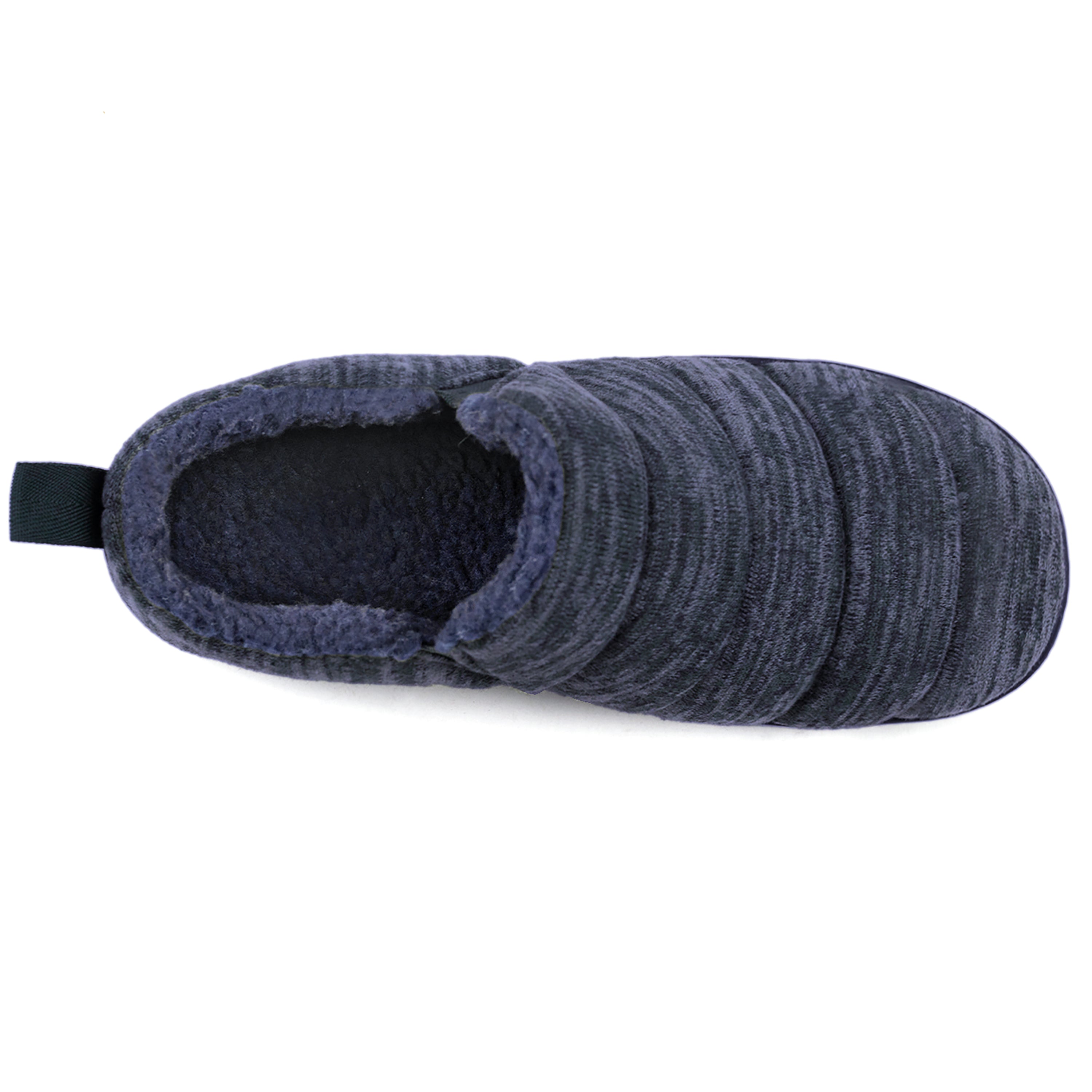 Men's Damien Quilted Faux Fur Lined Bootie Slippers - Warm Winter Indoor/Outdoor House Shoes for Cozy Comfort at Home
