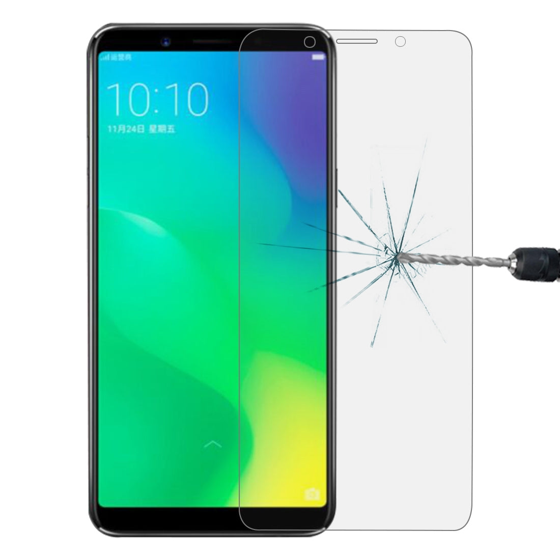 Premium Tempered Glass Screen Protector for OPPO A79 - HD Clear, Anti-Scratch, Bubble-Free - Perfect for Work, Travel & Everyday Protection