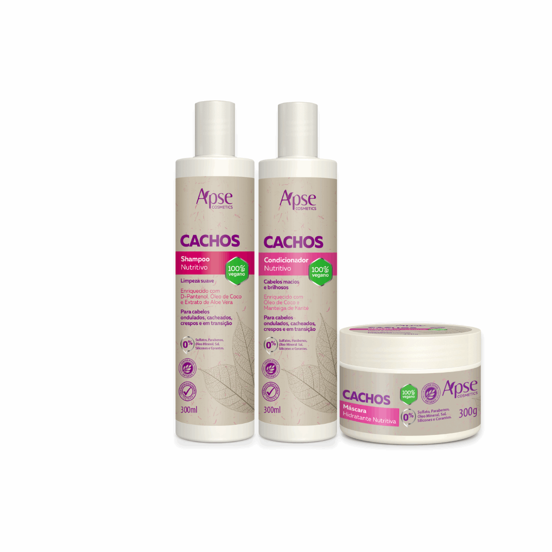 Apse Cosmetics Curly Hair Care Kit - Hydrating Shampoo, Deep Conditioner & Repairing Hair Mask (3-Piece Set) for Defined Curls & Frizz Control | Perfect for Natural Curly Hair & Dry Scalp Care
