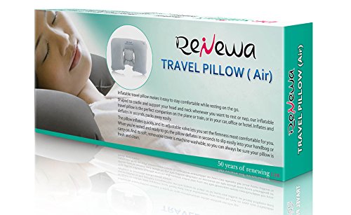 Ultralight Travel Neck Pillow for Airplane & Car - Comfortable Memory Foam Head Rest Support for Long Flights, Road Trips & Camping