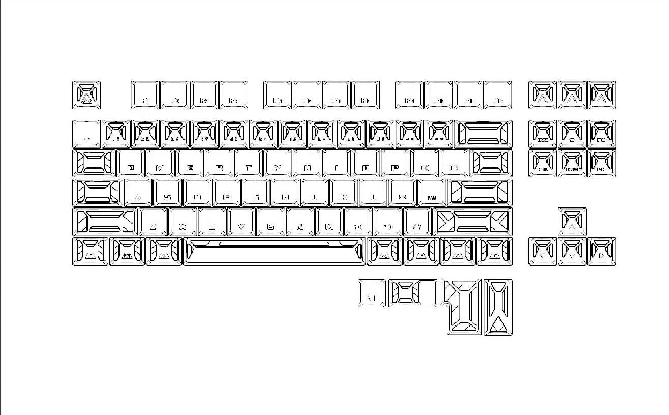 Premium Aluminum Alloy Metal Keycap Set - N² Neural Node Design for Mechanical Keyboards | Customizable & Durable Gaming & Typing Accessory for PC, Mac, Laptop (Perfect for Gamers, Programmers & Office Work)
