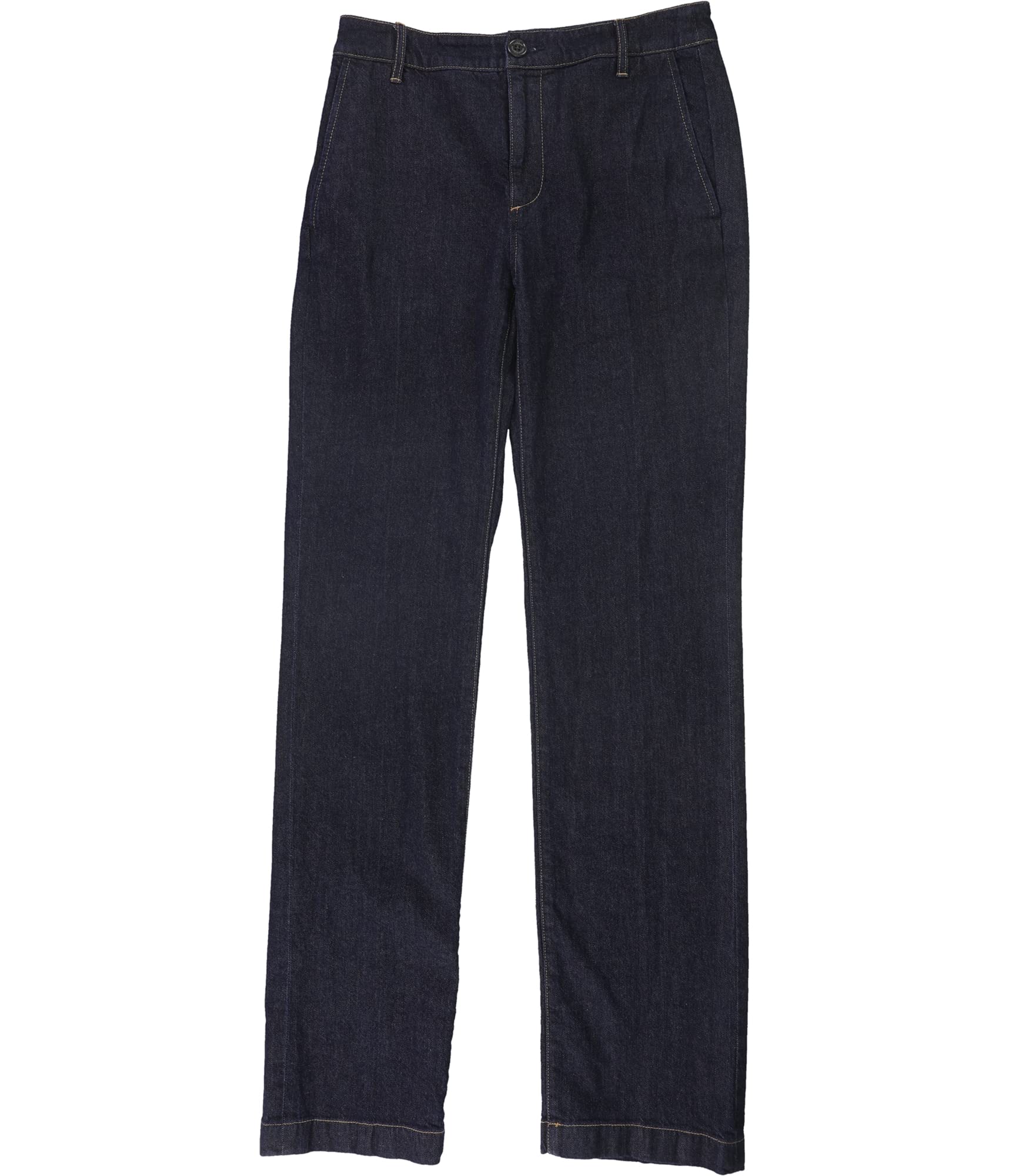 Ralph Lauren Women's Straight Leg Jeans - Classic Blue Denim, Rinse Wash, Size 2 Long | Perfect for Casual Wear, Office Outfits & Everyday Comfort