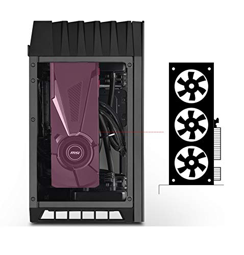 SilverStone Technology LD03B Mini-ITX PC Case - Compact Vertical Design with Tempered Glass Side Panel | Perfect for Small Form Factor Gaming & Home Theater PC Builds