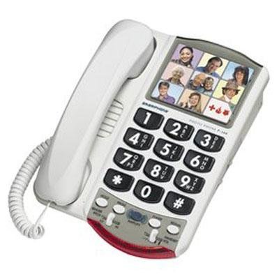 Clarity P300 Photo Phone with 18dB Noise Reduction - HD Voice Clarity for Home, Office & Conference Calls