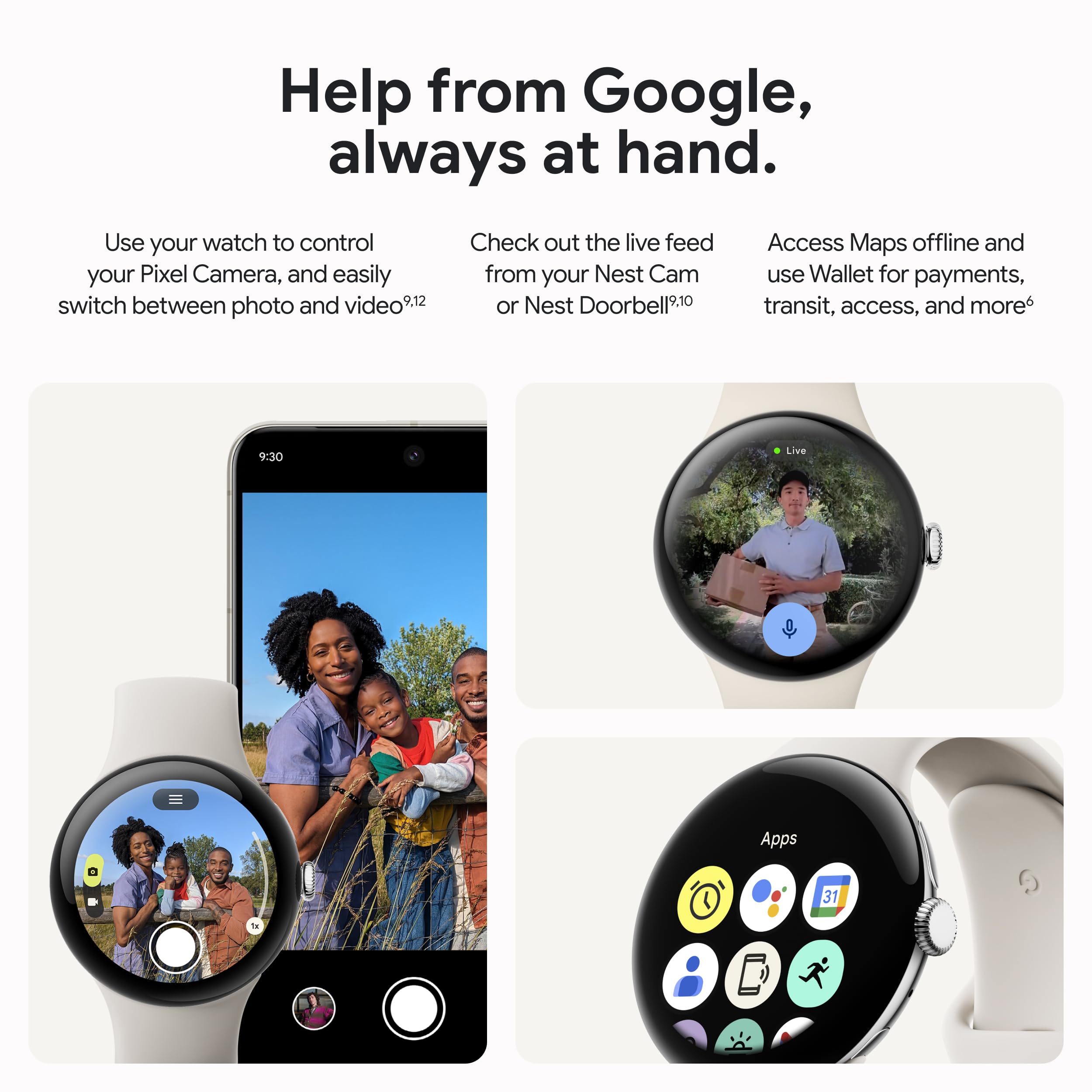 Google Pixel Watch 3 (45mm) - Latest Android Smartwatch with Heart Rate Monitor, Fitbit Running Features & 24-Hour Battery - Matte Hazel Aluminum Case & Hazel Band - LTE - Perfect for Fitness Tracking, Running & Daily Activity Monitoring