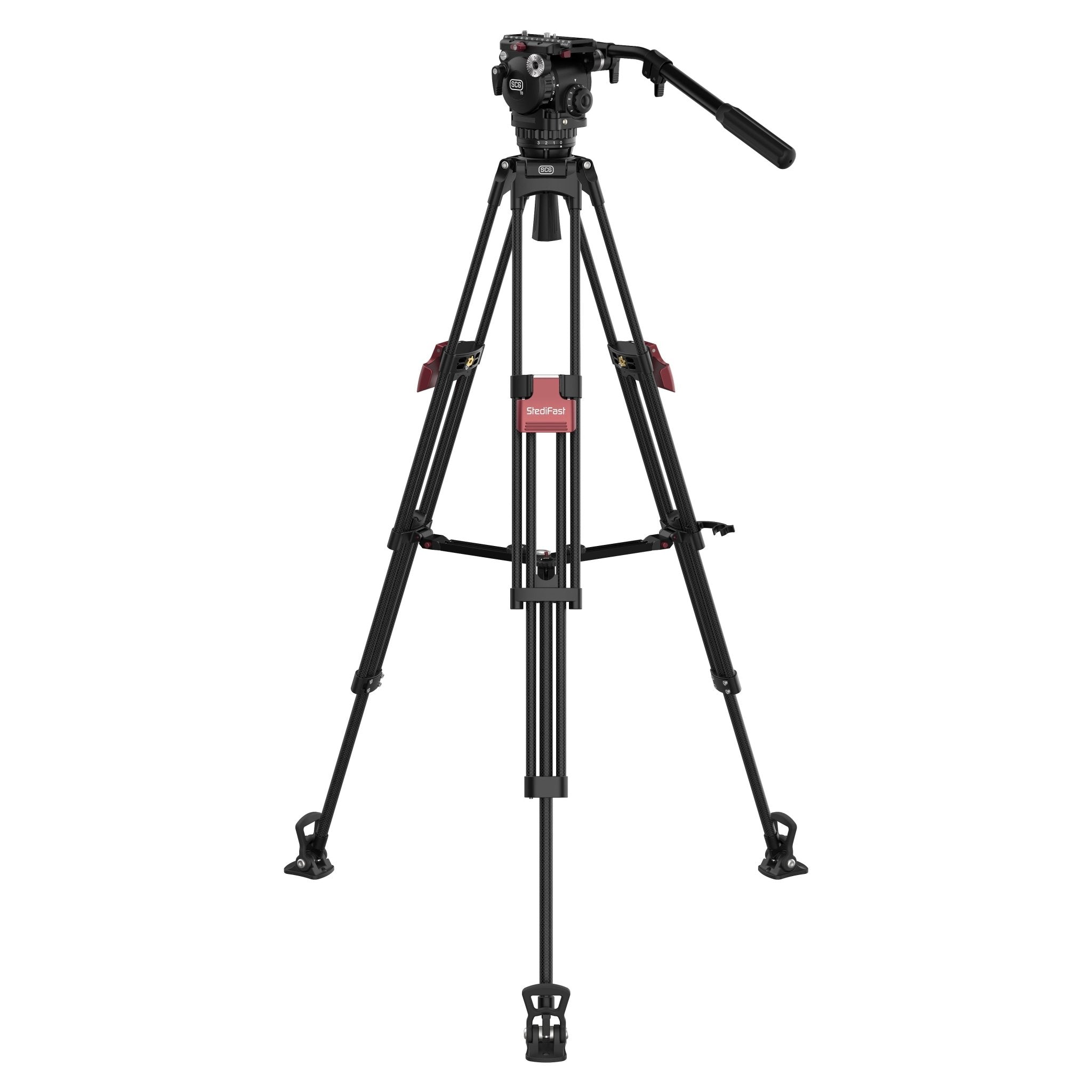 SCG T8 StediFast Tripod System - Professional Camera Tripod Stand with Quick Release Plate for DSLR, Mirrorless, Video Cameras - Perfect for Photography, Vlogging, Travel & Outdoor Shooting