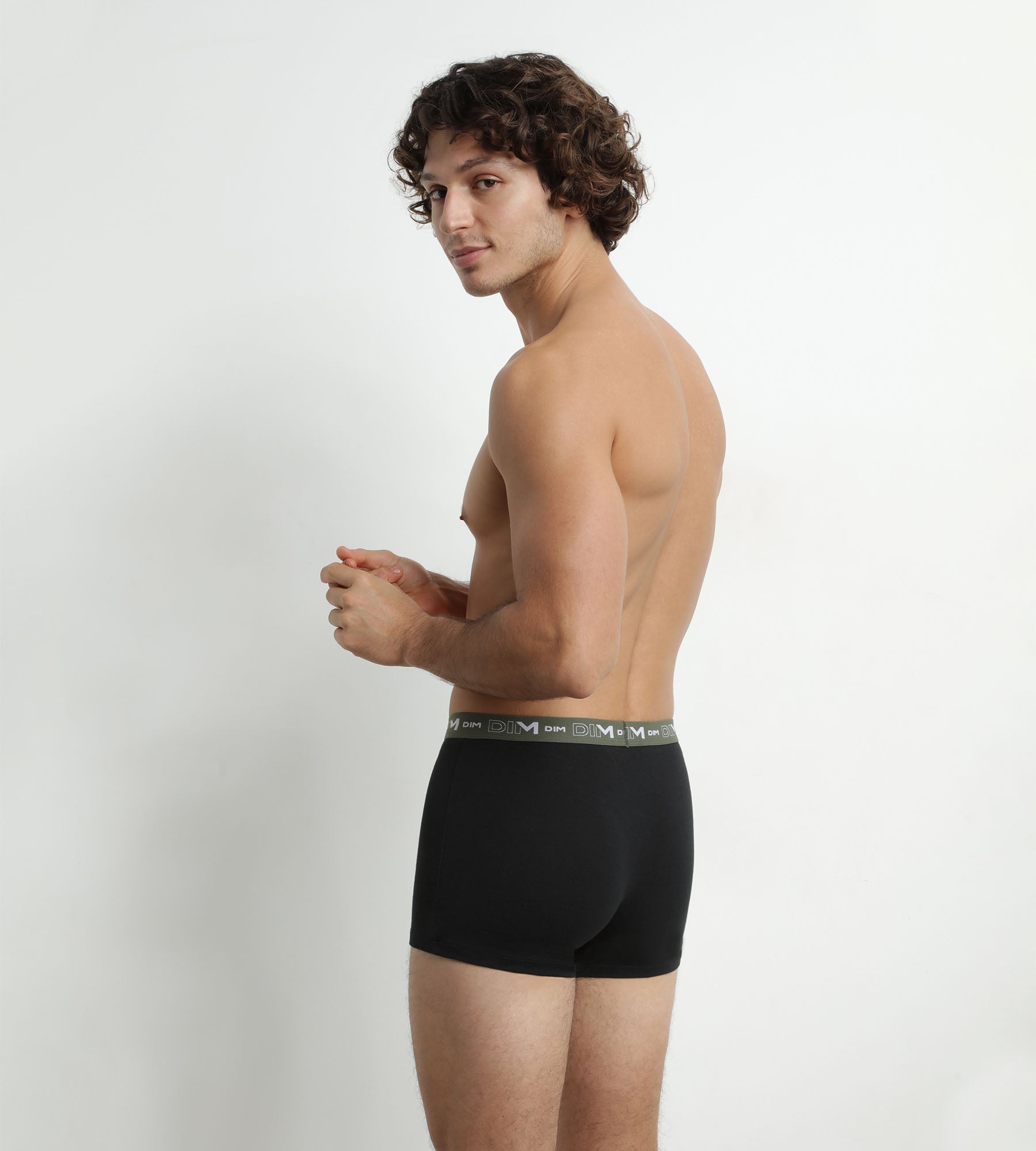 3 Pack Men's Cotton Boxer Briefs - Soft Stretch Underwear in Blue & Orange - Comfortable for Daily Wear, Sports & Travel