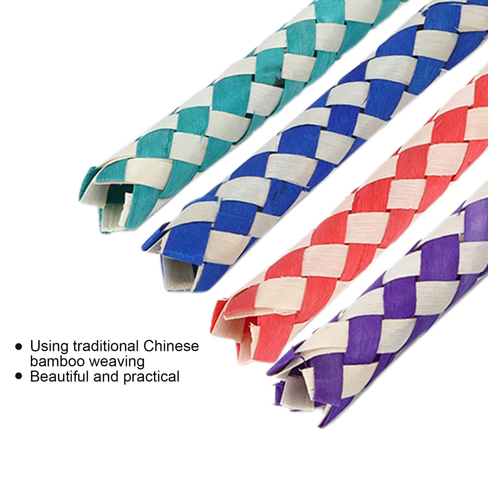 MilesMagic Chinese Finger Trap - Fun Magic Trick Gag Gift for Teens & Adults - Perfect for Birthday Parties, Pranks & Comedy Shows - Novelty Toy for Magic Tricks & Practical Jokes