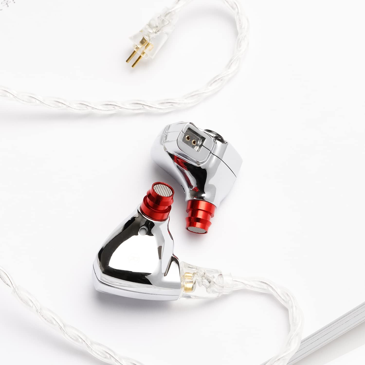 DUNU Titan S HiFi In-Ear Monitors with 11mm Dynamic Driver - Premium Sound Quality IEM Earphones (Silver) for Audiophiles, Music Lovers & Studio Monitoring