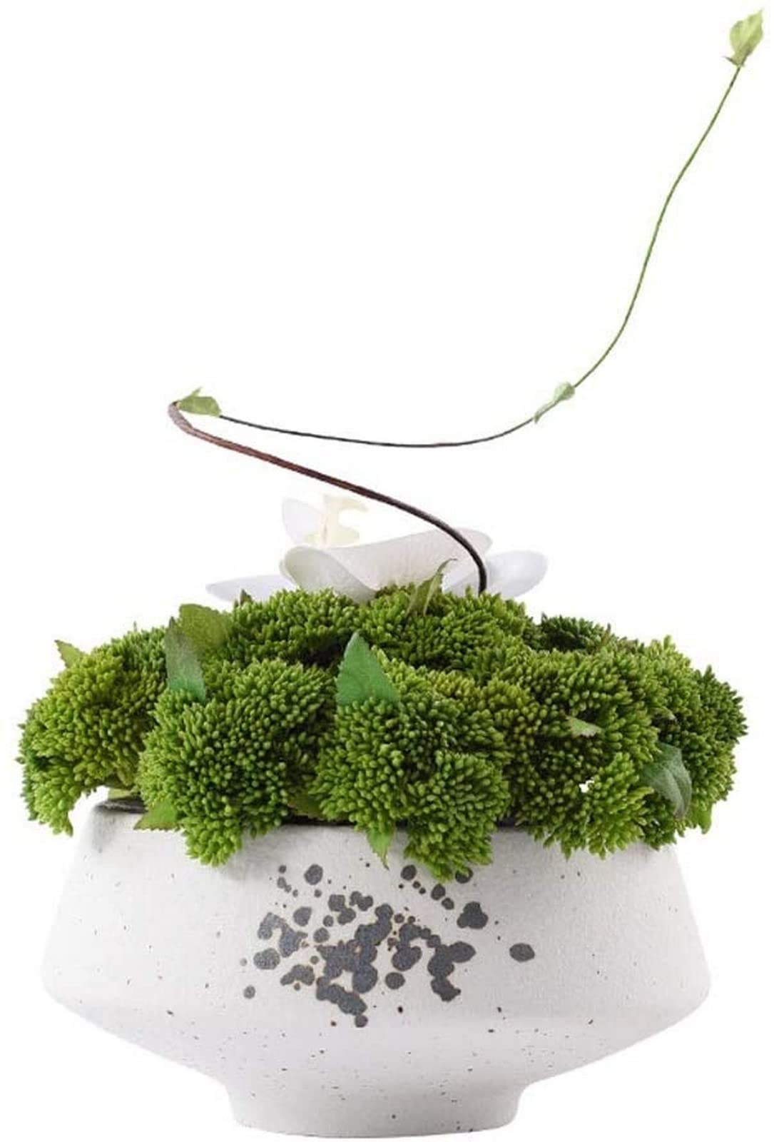 Artificial Bonsai Tree - Chinese Style Fake Green Plant for Home Decor, Hotel Lobby, Bay Window & Porch - Mini Potted Desktop Decoration for Office & Living Room