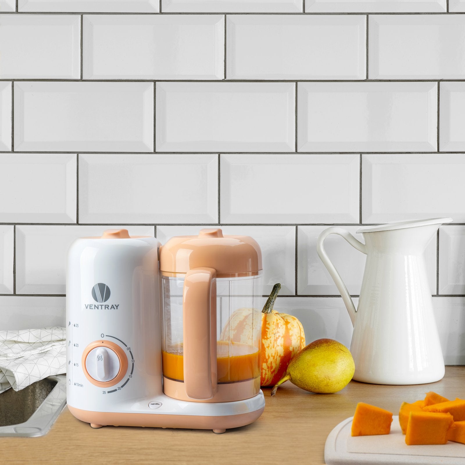 BabyGrow Plus Baby Food Maker - 6-in-1 Steamer Blender & Puree Maker for Homemade Baby Food | Perfect for Infants & Toddlers | Ideal for Travel, Home & Daycare Use