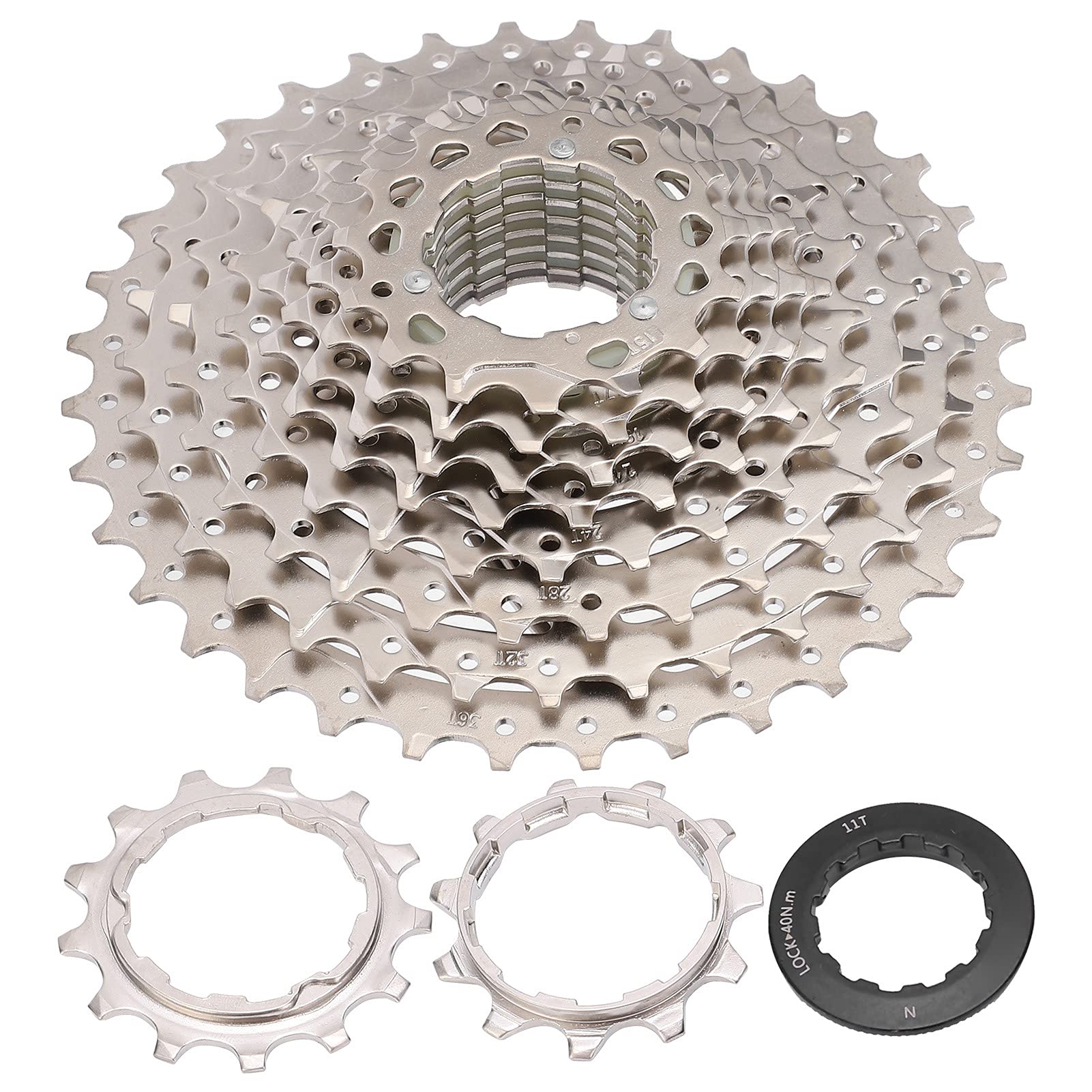 10-Speed Bicycle Freewheel Cassette 11-36T Steel Flywheel - Compatible with Mountain & Road Bikes, MTB, BMX (Fits SRAM & Shimano) - Perfect for Cycling, Commuting & Off-Road Adventures