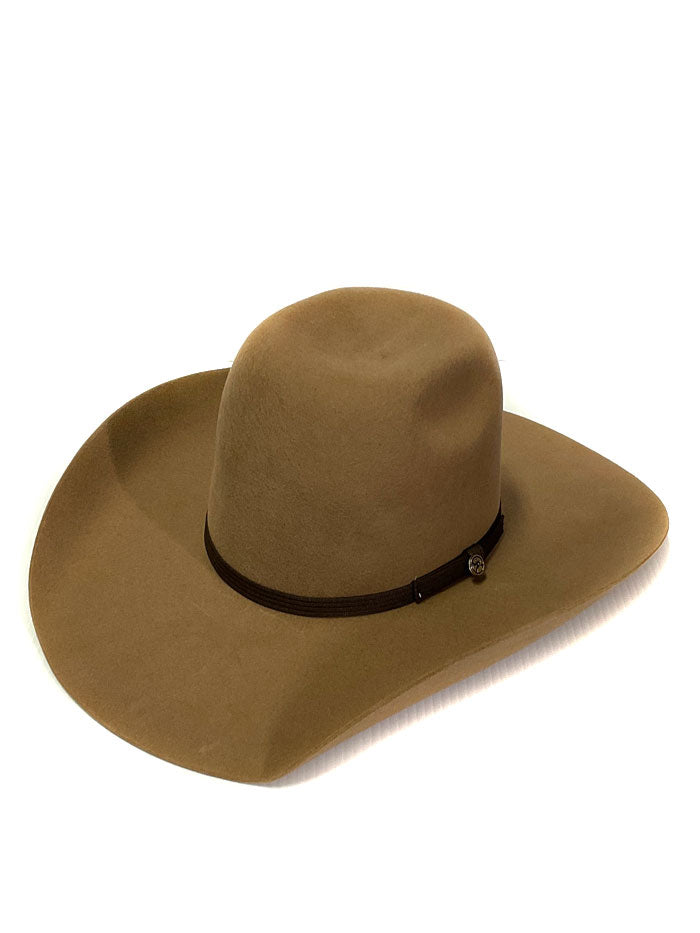 Resistol RWHODM 9042P5 Hooey Day Money Western Felt Cowboy Hat in Pecan Brown - Perfect for Rodeo, Country Music Festivals & Outdoor Adventures