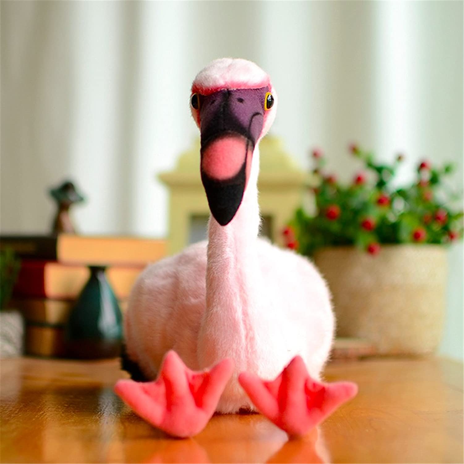 13-inch Soft Plush Flamingo Stuffed Animal Toy - Pink Flamingo Plushie for Birthday Gifts, Home Decor & Collectible Doll | Perfect for Nursery Decor, Themed Parties & Cute Gifts