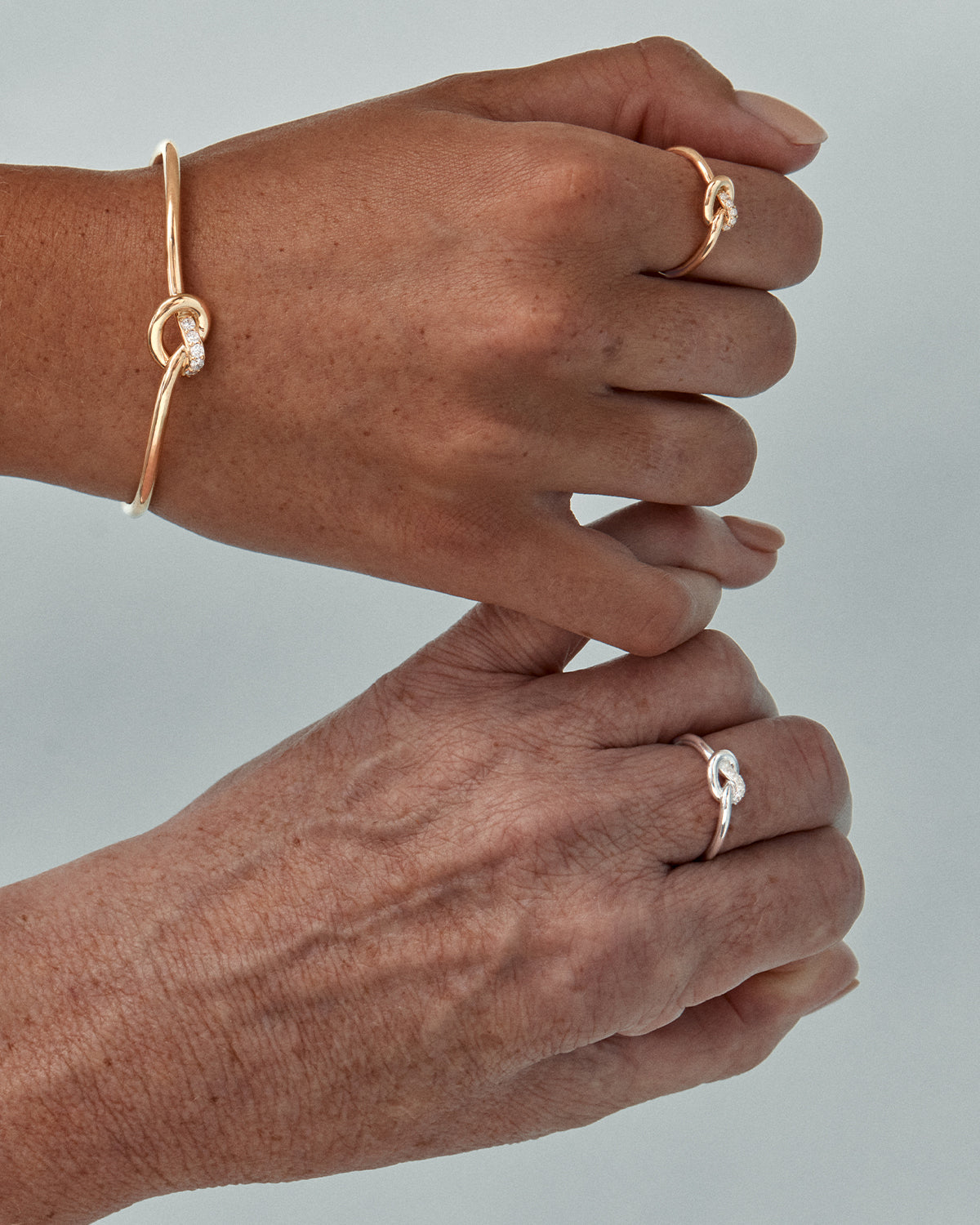 18K Gold Vermeil Love Knot Lab Grown Diamond Ring for Women - Elegant Promise & Engagement Jewelry Gift for Her - Perfect for Anniversaries, Valentine's Day & Special Occasions