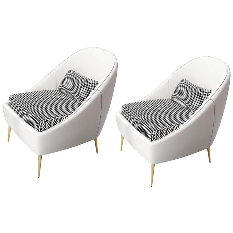 Comfortable Armless Upholstered Chair for Living Room - 31.5