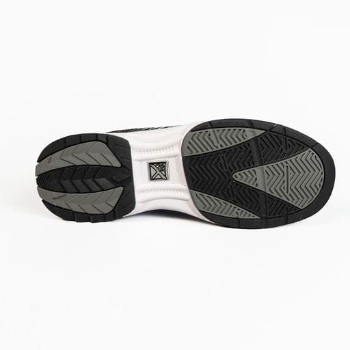 KR Strikeforce Captain Black/Grey/White Right Hand Bowling Shoes - Professional Performance for League Play & Tournament Bowling
