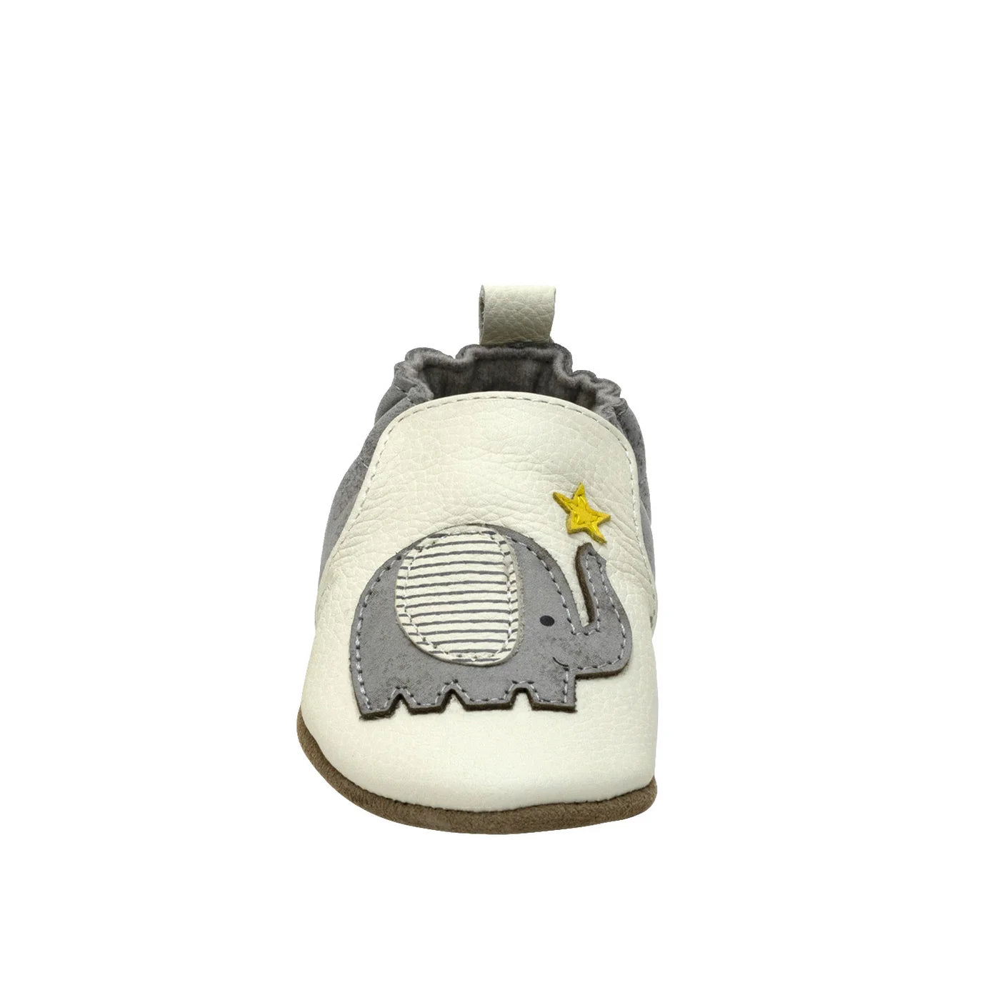 Robeez Soft Sole Baby Shoes with Elephant & Stars Design - Comfortable First Walkers for Infants & Toddlers - Perfect for Indoor Play, Outdoor Adventures & Special Occasions